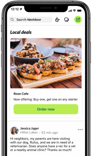 Restaurant - Promote sale or discount - Current Nav
