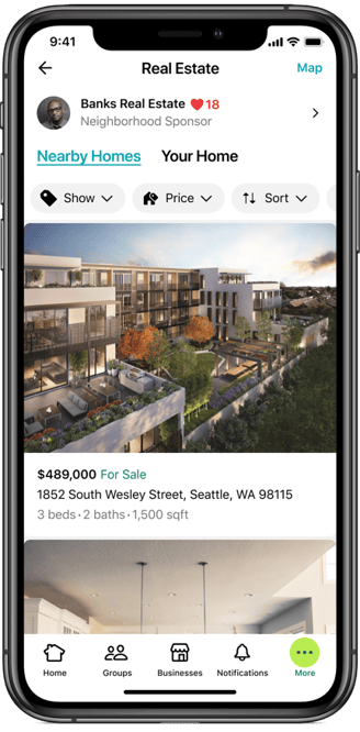 Real Estate Agent Guide to Neighborhood Sponsorship - Sponsor in RE section