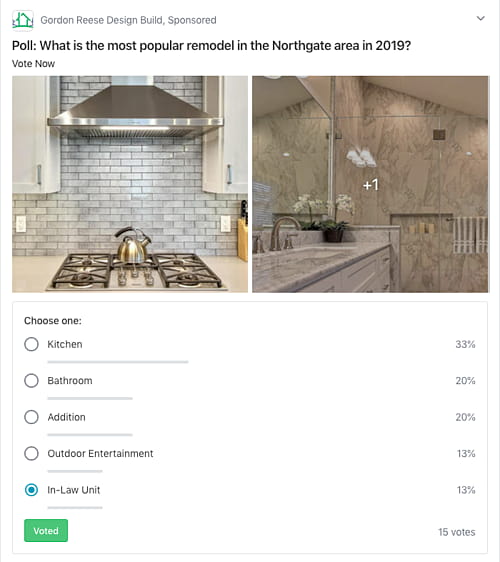 Renovation Ad Poll Sample 